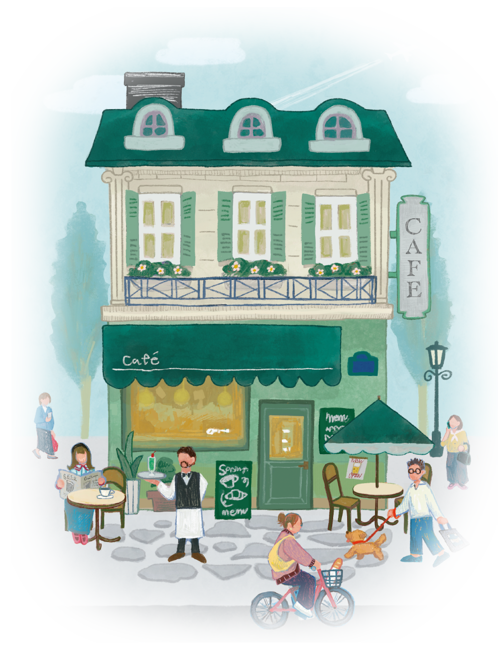 カフェイラスト